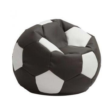 Fotoliu Minge Telstar Junior, Material Piele Ecologica - Dark Grey