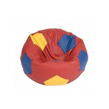 Fotoliu Minge Telstar Junior, Material Piele Ecologica - Hai Romania!