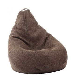 Fotoliu Nirvana Hobbit Pufrelax, Material Textil - Mocha Latte