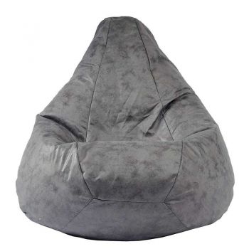 Fotoliu Nirvana Hobbit Pufrelax, Material Textil - Moon Grey