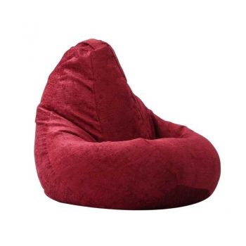Fotoliu Nirvana Hobbit Pufrelax, Material Textil - Sour Cherry