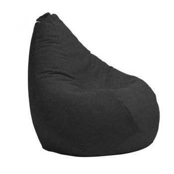 Fotoliu puf copii, Nirvana Light Pufrelax, Material Textil - Eerie Black