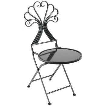 Scaun De Grădină in metal negru