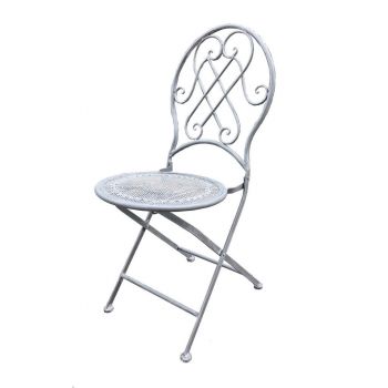 Scaun De Grădină in metal verde