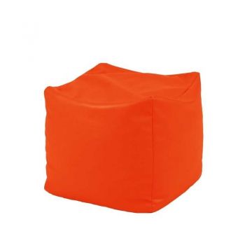 Taburet Cub, Material Impermeabil - Neon Orange Taburet Cub, Material Impermeabil - Neon Orange