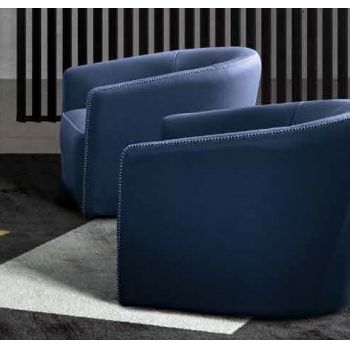 Fotoliu Gamma Sharon PNA piele Zero Impact F303 HandMade in Italy