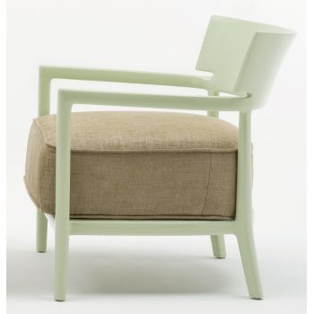 Fotoliu Kartell Cara Solid design Philippe Stark & Sergio Schito verde/verde
