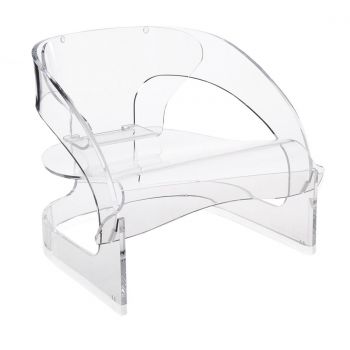Fotoliu Kartell Joe Colombo design Joe Colombo transparent