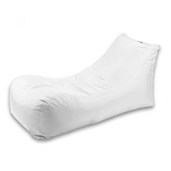 Fotoliu Looloop Pufrelax, Material Impermeabil - Alb
