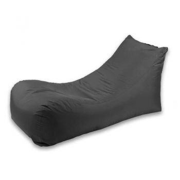 Fotoliu Looloop Pufrelax, Material Impermeabil - Gri inchis