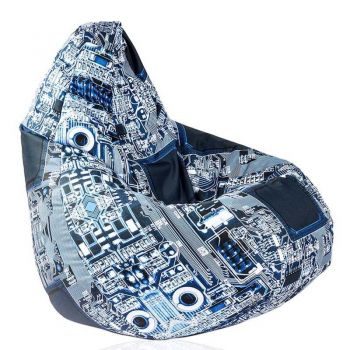 Fotoliu Nirvana Hobbit Pufrelax, Material Impermeabil - Motherboard