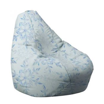 Fotoliu Nirvana Hobbit Pufrelax, Material Impermeabil - Snowflake
