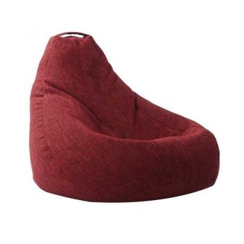 Fotoliu Nirvana Hobbit Pufrelax, Material Textil - Red Wine