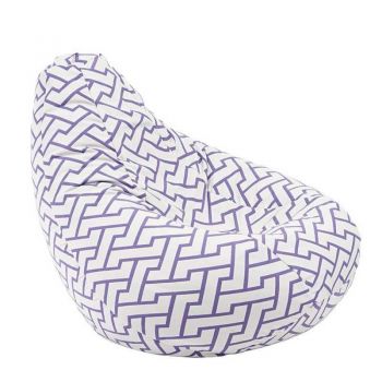 Fotoliu Nirvana Hobbit Pufrelax, Material Textil - Zappity Purple