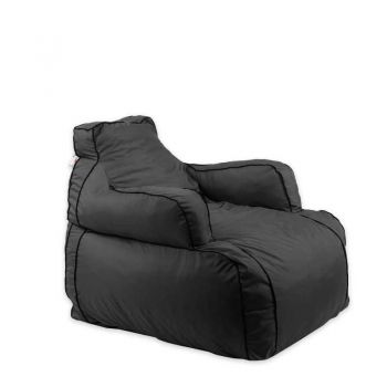 Fotoliu Player Mini Pufrelax, Material Impermeabil - Gri inchis