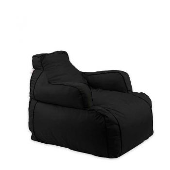 Fotoliu Player Mini Pufrelax, Material Impermeabil - Negru