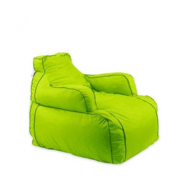 Fotoliu Player Mini Pufrelax, Material Impermeabil - Verde neon