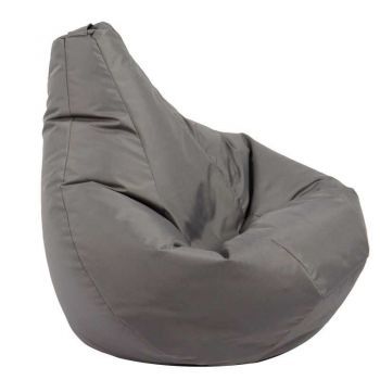 Fotoliu puf copii, Nirvana Light Pufrelax, Material Impermeabil - Grey