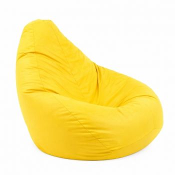 Fotoliu puf copii, Nirvana Light Pufrelax, Material Impermeabil - Yellow Quince