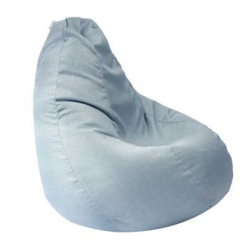 Fotoliu puf copii, Nirvana Light Pufrelax, Material Textil - Ciel