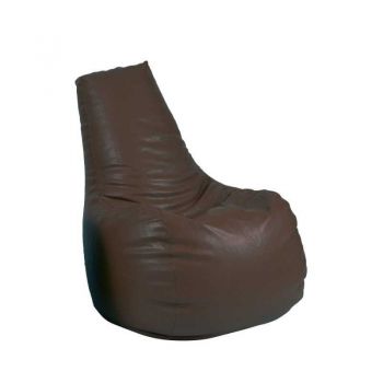 Fotoliu tip Scaun Sunlounger, Material Piele ecologica - Chocolate