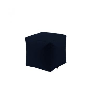 Taburet Cub, Material Impermeabil - Bleumarin Taburet Cub, Material Impermeabil - Bleumarin