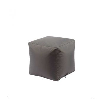 Taburet Cub, Material Impermeabil - Grey