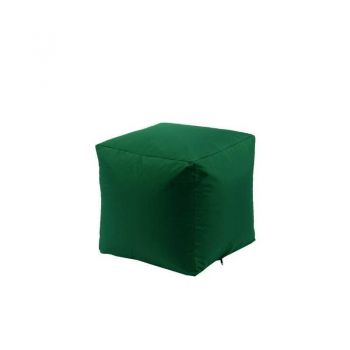 Taburet Cub, Material Impermeabil - Verde