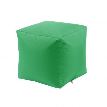 Taburet Cub Pufrelax, Material Impermeabil, Green Apple