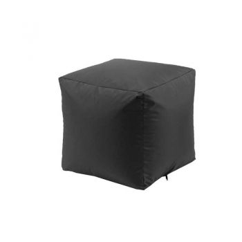 Taburet Cub XL, Material Impermeabil - Gri inchis Taburet Cub XL, Material Impermeabil - Gri inchis