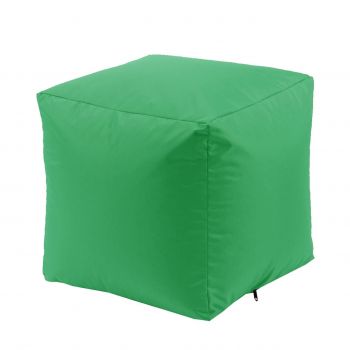 Taburet Cub XL Pufrelax, Material Impermeabil, Green Apple