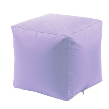 Taburet Cub XL Pufrelax, Material Impermeabil, Lilac
