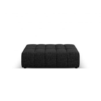 Taburet, Jennifer-140, Micadoni Home, 102x80x40 cm, tesatura chenille din poliester, negru