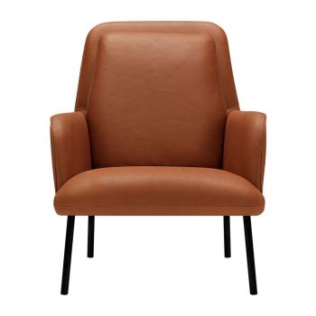 Fotoliu maro coniac Oliver – Sits