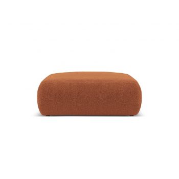 Taburet, Molino-101, Micadoni Home, 100x100x36 cm, tesatura boucle, teracota