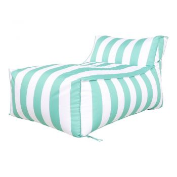 Beanbag pentru grădină alb-verde – Bonami Essentials