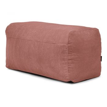 Fotoliu bean bag cărămiziu cu tapițerie din catifea reiată Plus 100 Lounge – SLOWDOWN
