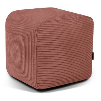 Fotoliu bean bag cărămiziu cu tapițerie din catifea reiată Plus 50 Lounge – SLOWDOWN