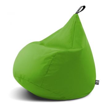 Fotoliu bean bag verde Drop L – So Soft?