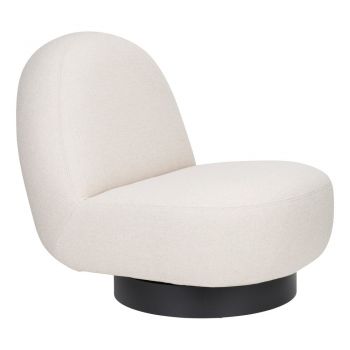 Fotoliu crem pivotant Eden – Zuiver