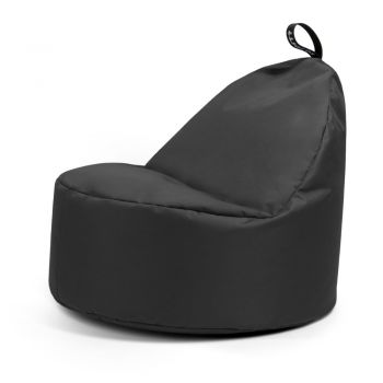 Fotoliu puf pentru copii gri Round M – So Soft?