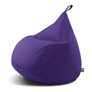 Fotoliu puf pentru copii mov Drop M – So Soft?