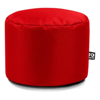 Fotoliu puf pentru copii roșu Dot M – So Soft?