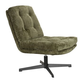 Fotoliu verde pivotant Kai – White Label