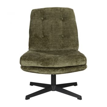 Fotoliu verde pivotant Kai – White Label