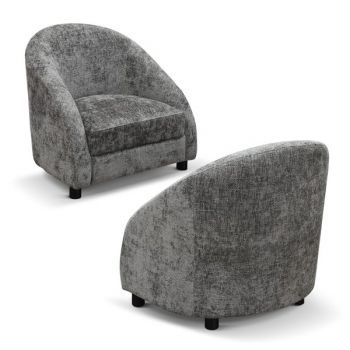 PAZZO DESIGN Fotoliu Aladino gri| Aosom Romania