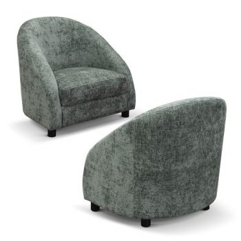PAZZO DESIGN Fotoliu Aladino verde| Aosom Romania