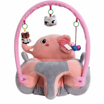 Fotoliu bebe cu arcada - Elefantelul roz