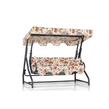 Balansoar cu 3 locuri Ruta 5 Multicolor 200x165x110 cm Balansoar cu 3 locuri Ruta 5 Multicolor 200x165x110 cm