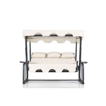 Balansoar cu 3 locuri Vitis 3 Multicolor 200x165x110 cm Balansoar cu 3 locuri Vitis 3 Multicolor 200x165x110 cm